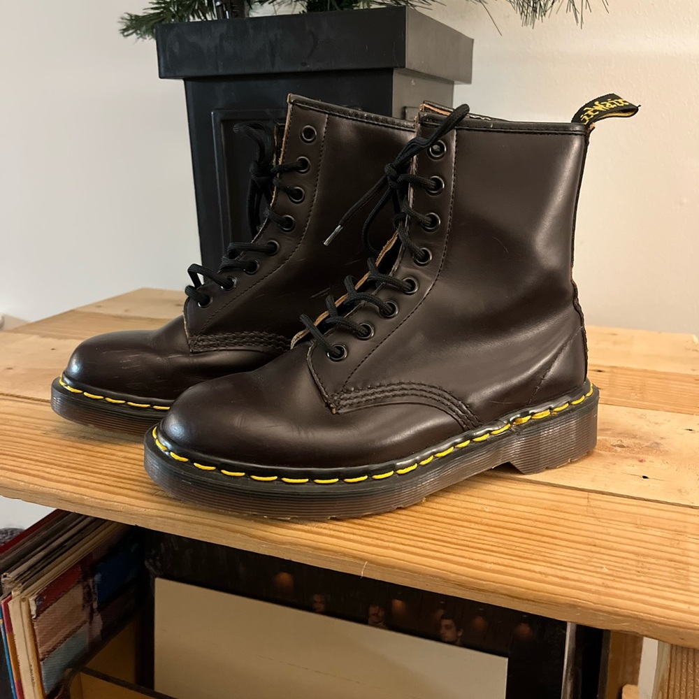 Kids/Women's Dr Martens / Wine Lace Up